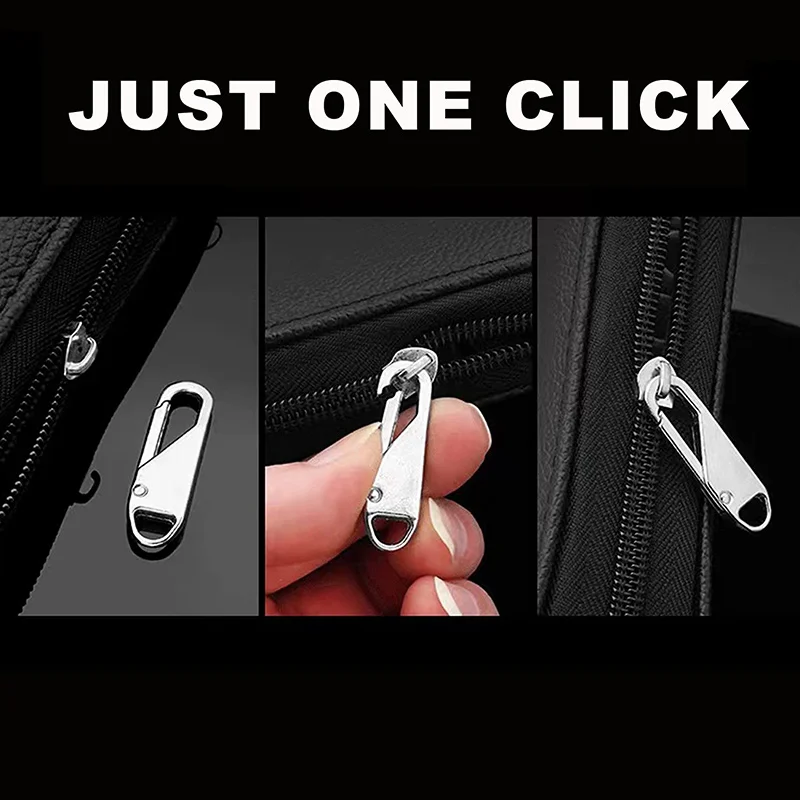 5/10Pcs Zipper Slider Pull Tab Replacement Zipper Repair Kit Metal Extender Handle Fixer for Jackets Backpack Head zipper repair kit zipper pullers zipper sliders zipper heads zipper accessories