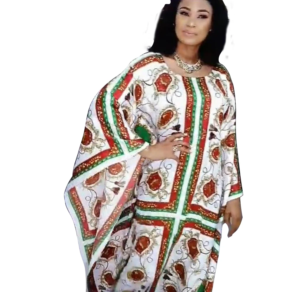 Elegant Lady Autumn Vintage Patchwork Maxi Mermaid African Dresses for Women Bazin Riche Party Evening Dress