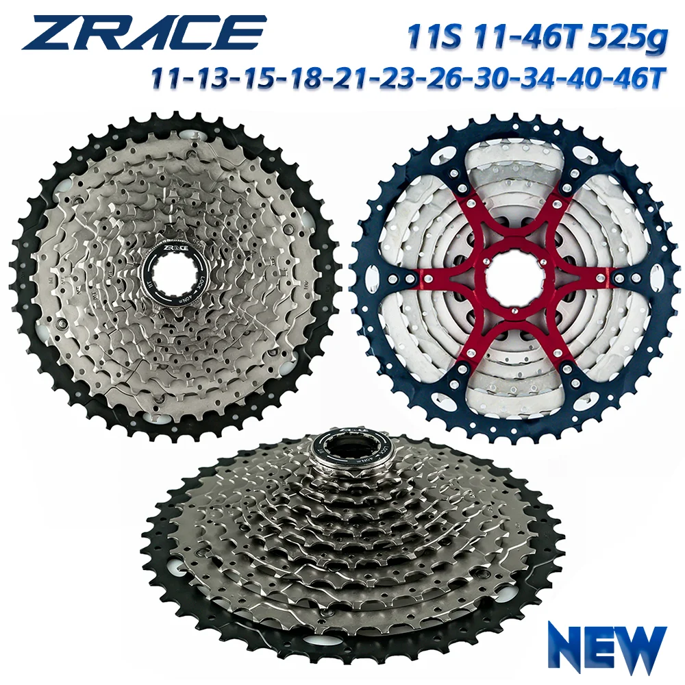 Bicycle Cassette Bike Freewheel ZRACE Bicycle Cassette 11 Speed MTB bike freewheel 11-46T / 11-50T / 11-52T Aluminum alloy bracket Free a adapter
