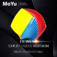 MoYu MFJS MeiLong 15x15 Magic Speed Cube Stickerless Professional Fidget Toys Meilong 15 15x15 Cubo Magico Puzzle 2