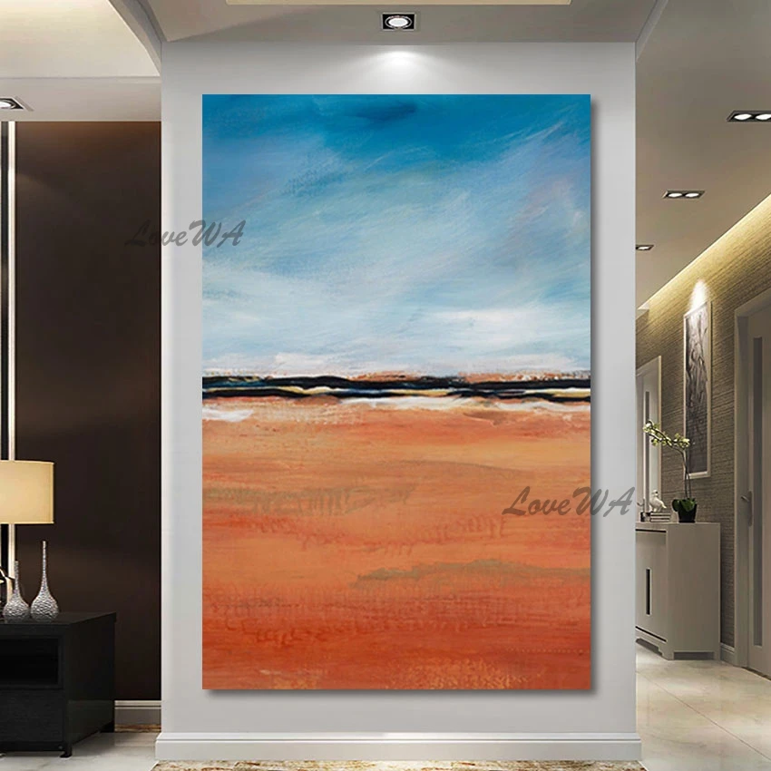 

New Arrival Living Room Art Picture Modern Home Designs Abstract Painting Bedroom Decoration Canvas Handmade Artwork Unframed