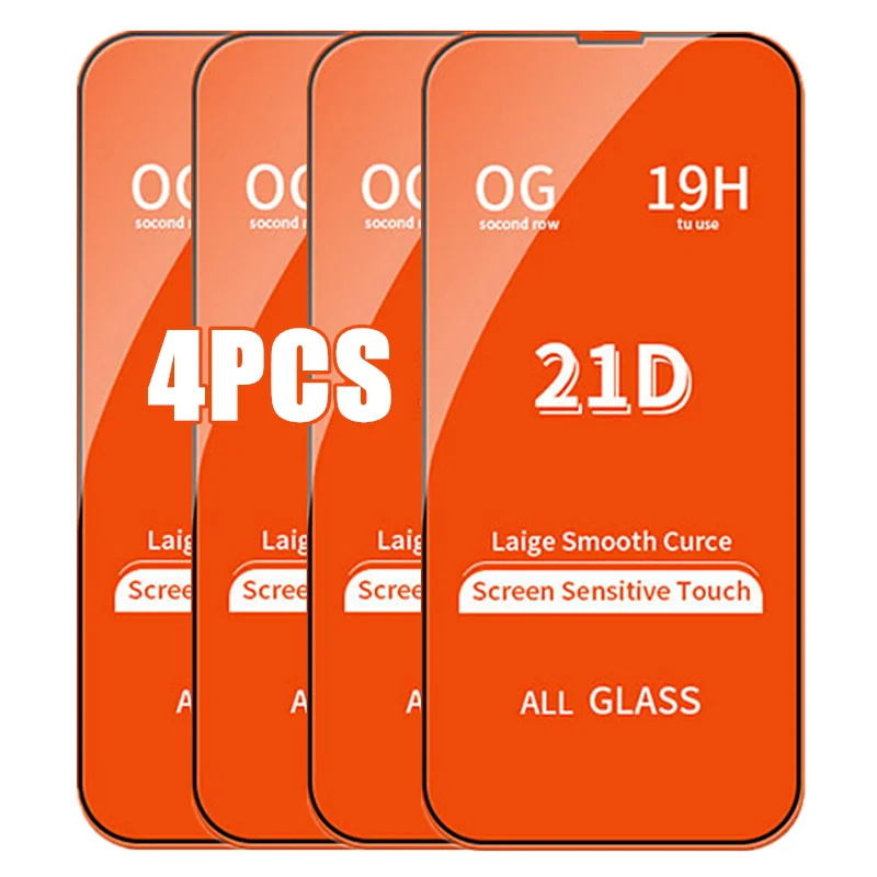 4PCS21DTemperedGlassforIPhone1413ProMaxScreenProtectorforIPhone12Mini.jpg