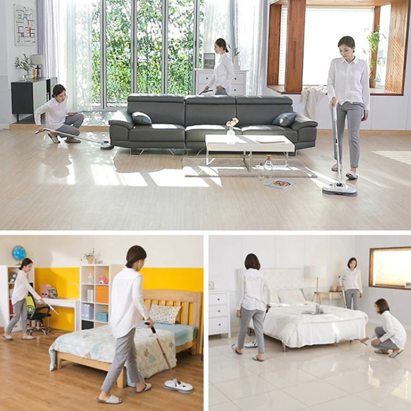 مكنسة كهربائية لاسلكية كهربائية كسولة ، ممسحة منزل...