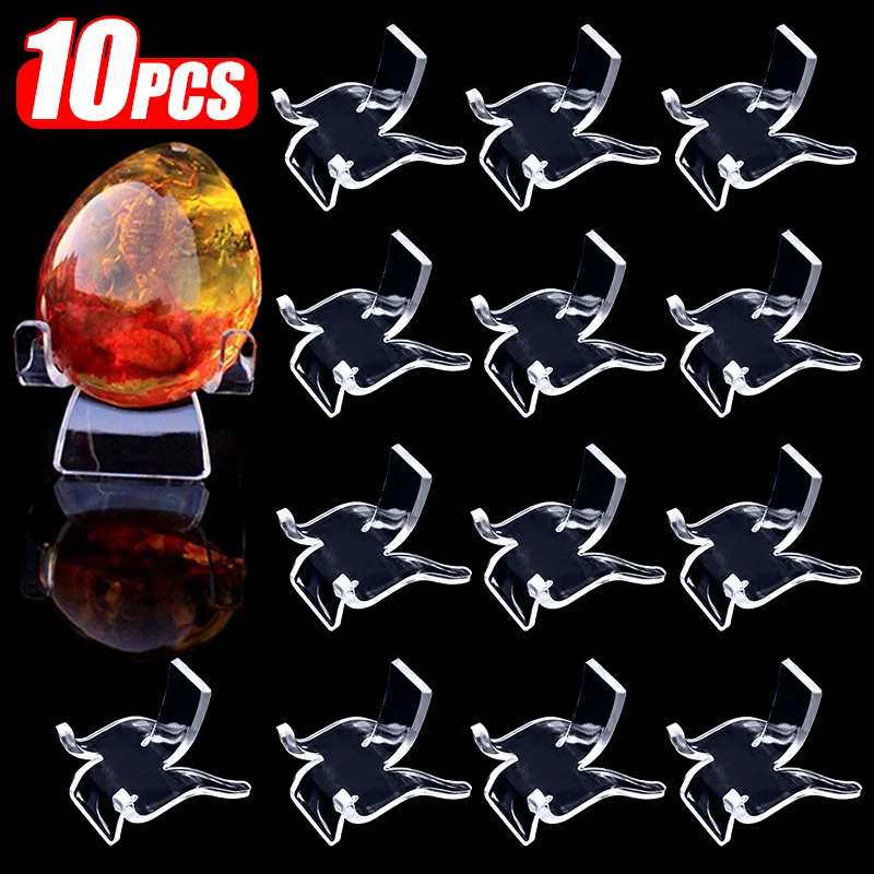 1/10 pezzi mini supporto in acrilico cavalletto trasparente piedistallo in roccia minerale supporto per orologio portamonete esposore per esposizioni decorazioni per la casa  15