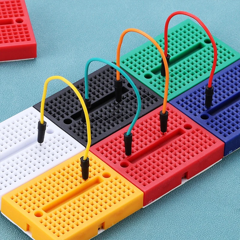 6PCS 미니 솔더리스 프로토타입 브레드보드 SYB-170 타이 포인트 35x47mm Arduino Raspberry Pi용 재사용 가능한 연결 가능 테스트 보드