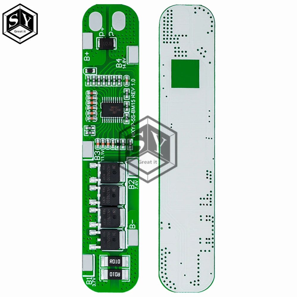 DALY BMS 8S 24V 60A LiFePO4 Batterij Bescherming