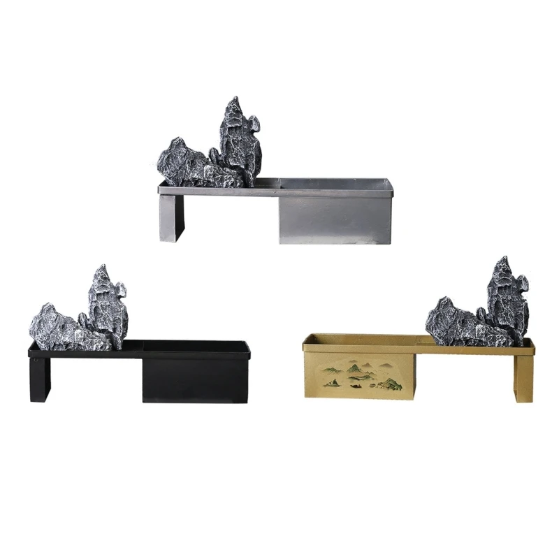 

448B New Chinese Zen Pot Retro Pastoral Micro-landscape Plant Creative interior Personality Botanical Collection