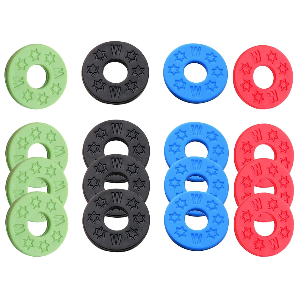 

16pcs Guitar Strap Locks Non-slip Guitar Protector Replacement Bass Strap Silicone Locks