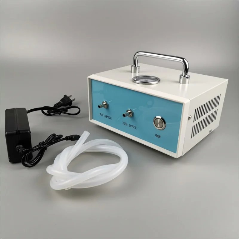 Laboratory Oil-free Mini Diaphragm Vacuum Pump Electric Small Suction Filter Pump AC 100-240V Adjustable Pressure-80KPA 10L/MIN