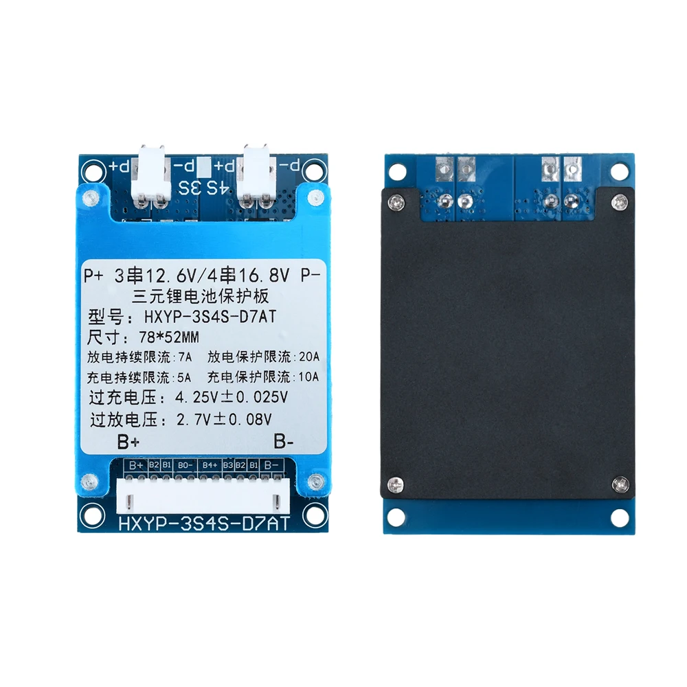 BMS 10S 36V 15A Common/SPLIT Port Li-ion Lipolymer 18650 Lithium Battery Protection Board Short Circuit Protection - Foto 3