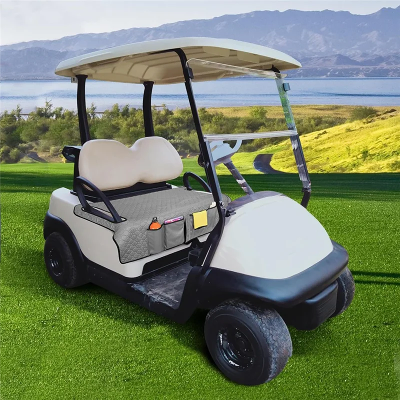Golf Cart Seat Cover B72A Universal Seat Towel Blanket For EZGO Yamaha Club Car & More 2 Person