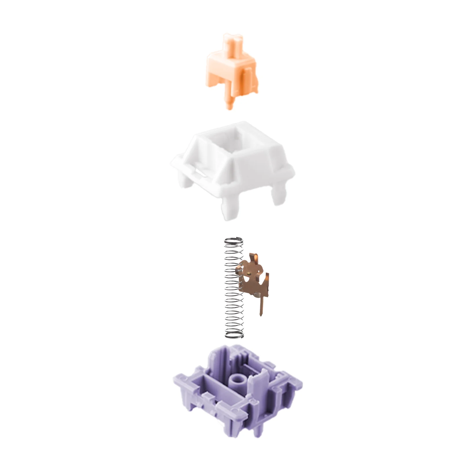 Epomaker Wisteria Conjunto de Interruptores Lineares e Táteis 5pin Teclado Mecânico Hot Swappable 30 Pcs - Imagem 5