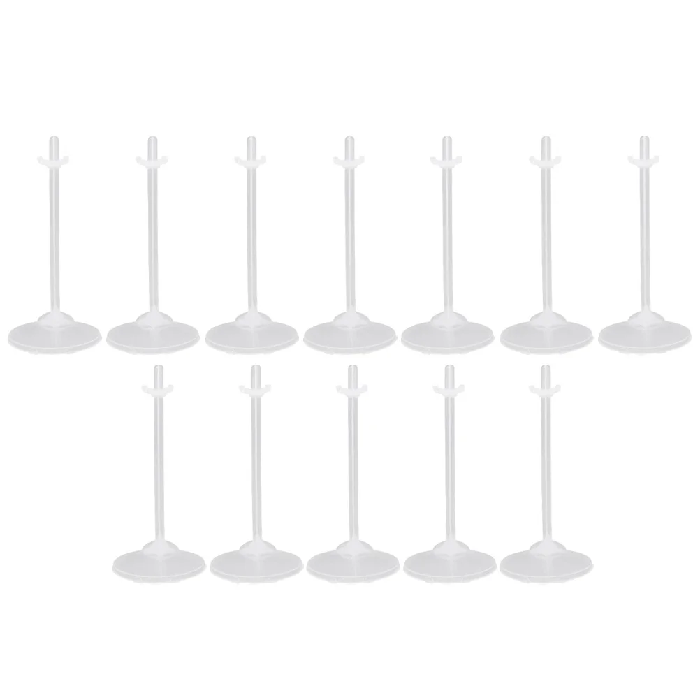 

36 Pcs Beauty Display Mini Action Figures Transparent Stand Show Rack Modeling