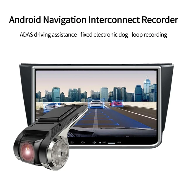 How to Install HD USB Car DVR Dash CAM ADAS Android Car Stereo GPS