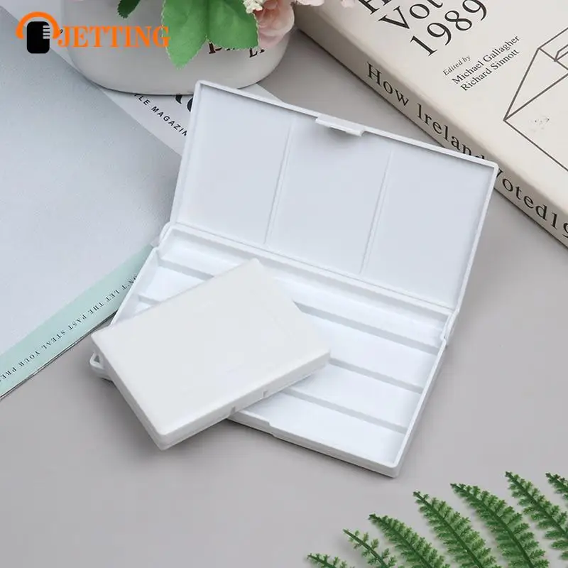 Watercolor Palette Paint Tray Empty 1pcs 12/24Grid for Acrylic Paint