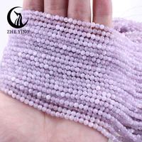 Perles de Kunzite naturelle facettées de 3 mm, pierres de lune violettes et kyanite, perles intercalaires en vrac pour la fabrication de bijoux, accessoires pour bracelets et colliers DIY 4