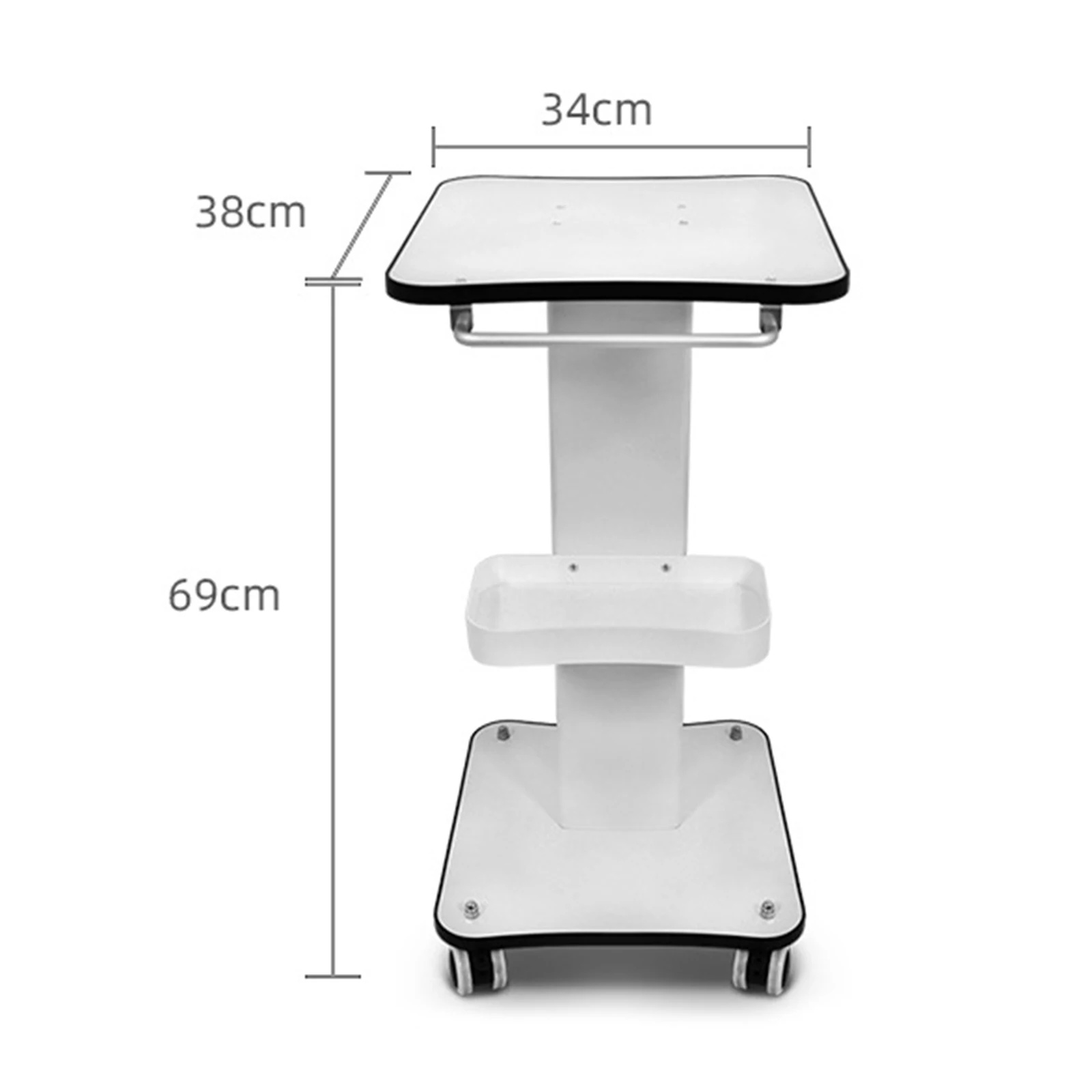 Beauty Instruments Cart Hairdressing Multi Purpose Table Work Station Auxiliary Mobile Utility Cart Barber Shop Rolling Trolley salon rolling cart