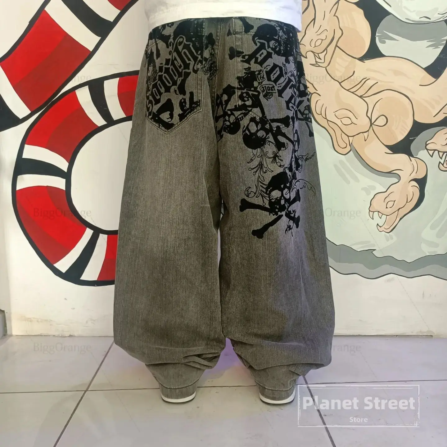 Pantalones Anchos Hombre Pantalones Vaqueros Holgados Para Hombre