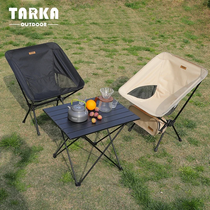 Chaise pliante ultralégère TARKA pour pêche randonnée plage camping transport facile