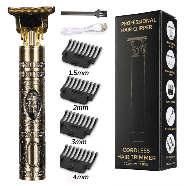 USB Electric Hair Cutting Professional Beard Trimmer Machine Rechargeable New Hair Clipper Man Shaver Trimmer For Men Barber