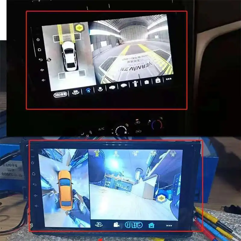 Car 360 Camera 1080p 3D WDR Surround View system 4 Channel DVR Recorder Car Surv