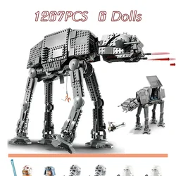 In Stock With Motor 1168 PCS 05050 Motorized 60004 Walking AT-AT Model Building Set Blocks Bricks Toys Children Birthday Gifts