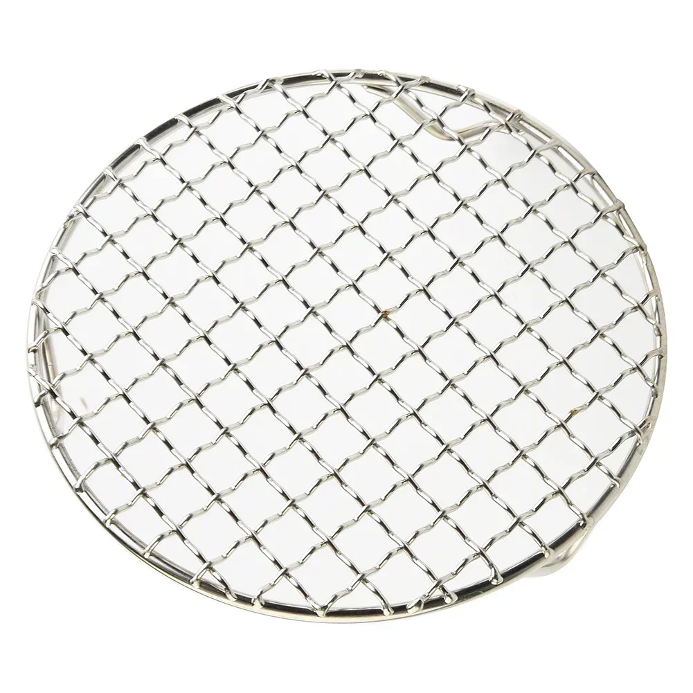 Round Cooling Baking Rack Versatile 201 Stainless Steel Wire Oven Grill Sheet For Barbecue Grilling Baking Drying BBQ Accessory