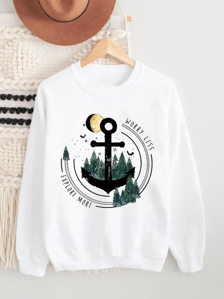 

Long Sleeve Fleece Print Pullovers Fashion Clothing Lovely Style Trend Cute Spring Autumn Winter Women Graphic Sweatshirts