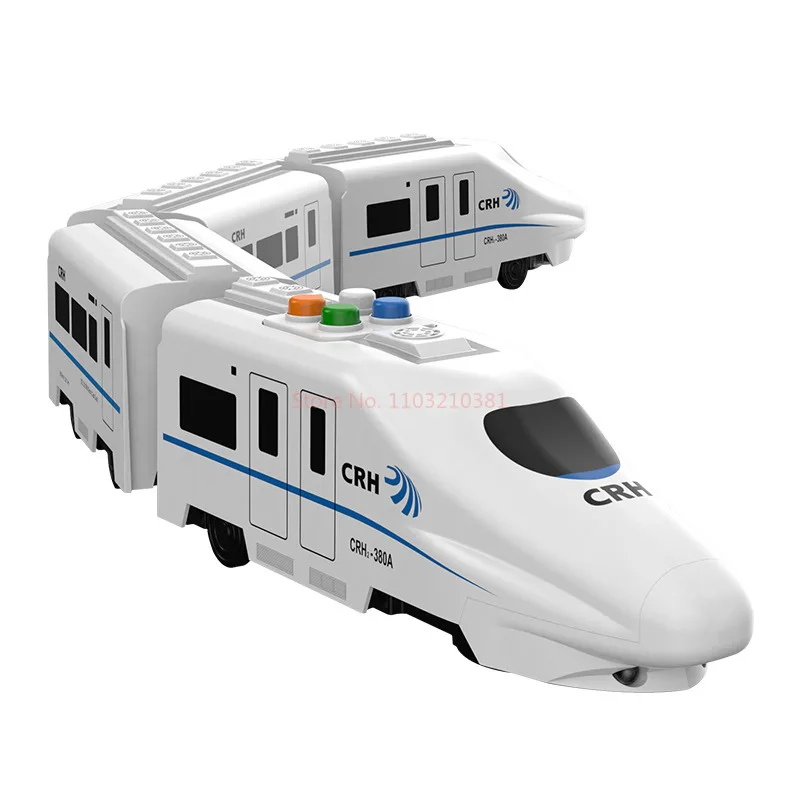 Remote-Controlled Train High-Speed Car Charging Simulation Large Ha Rmony Boys' Toy Remote-Controlled Holiday Toys Puzzle Puzzle 5