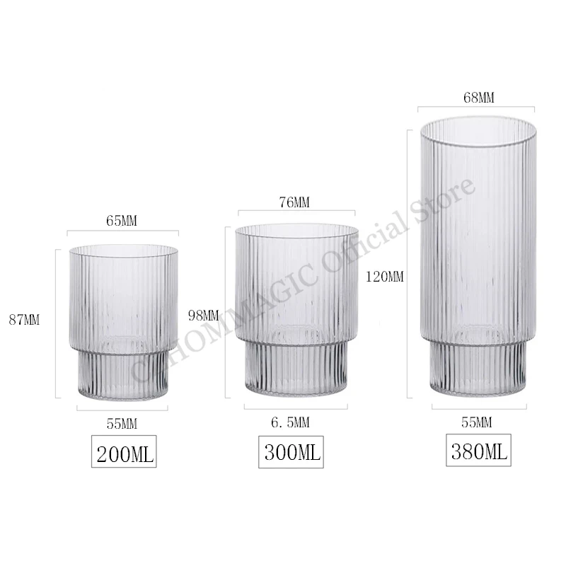 كوب قهوة زجاج بورسليكات فاخر