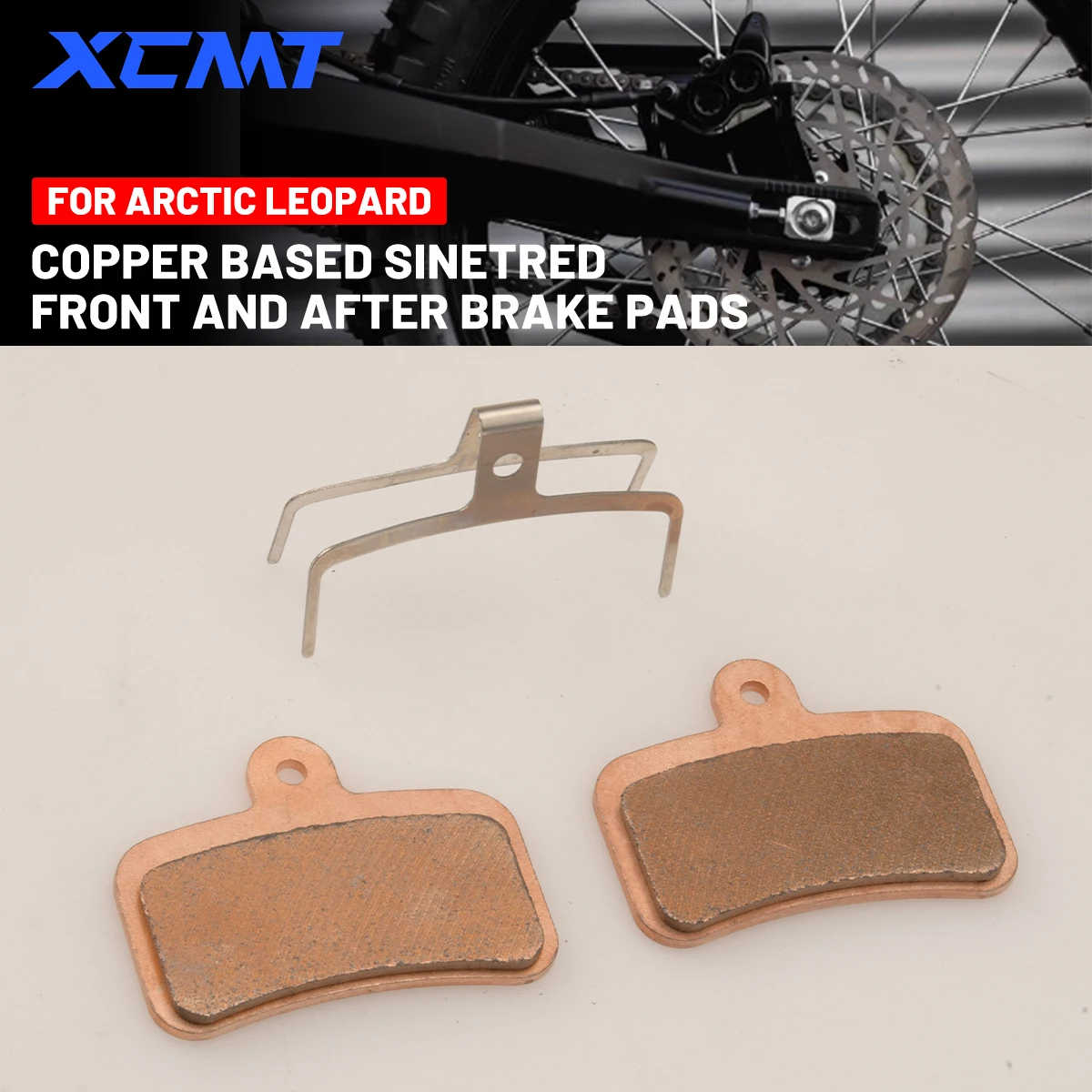 For Arctic Leopard Cloud Leopard Pro S Copper Based Sinetred Disc Brake Pads Motorcycles Front And After Brake Pads Suitable
