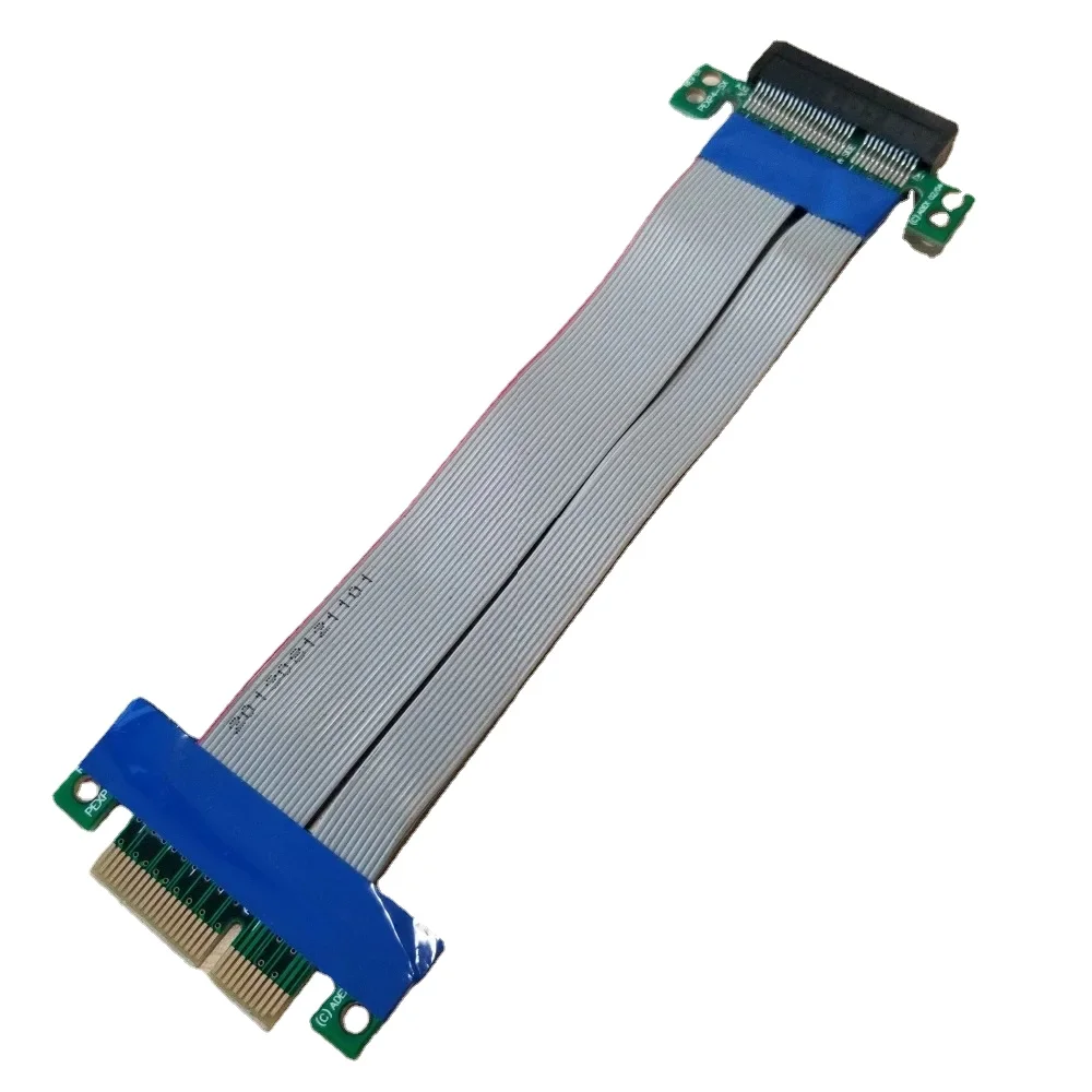 Cabo de Extensão para Cartão Pci-e Pci Expressor x4 Flex Riser Cabo de Extensão de 15cm para 1u 2u