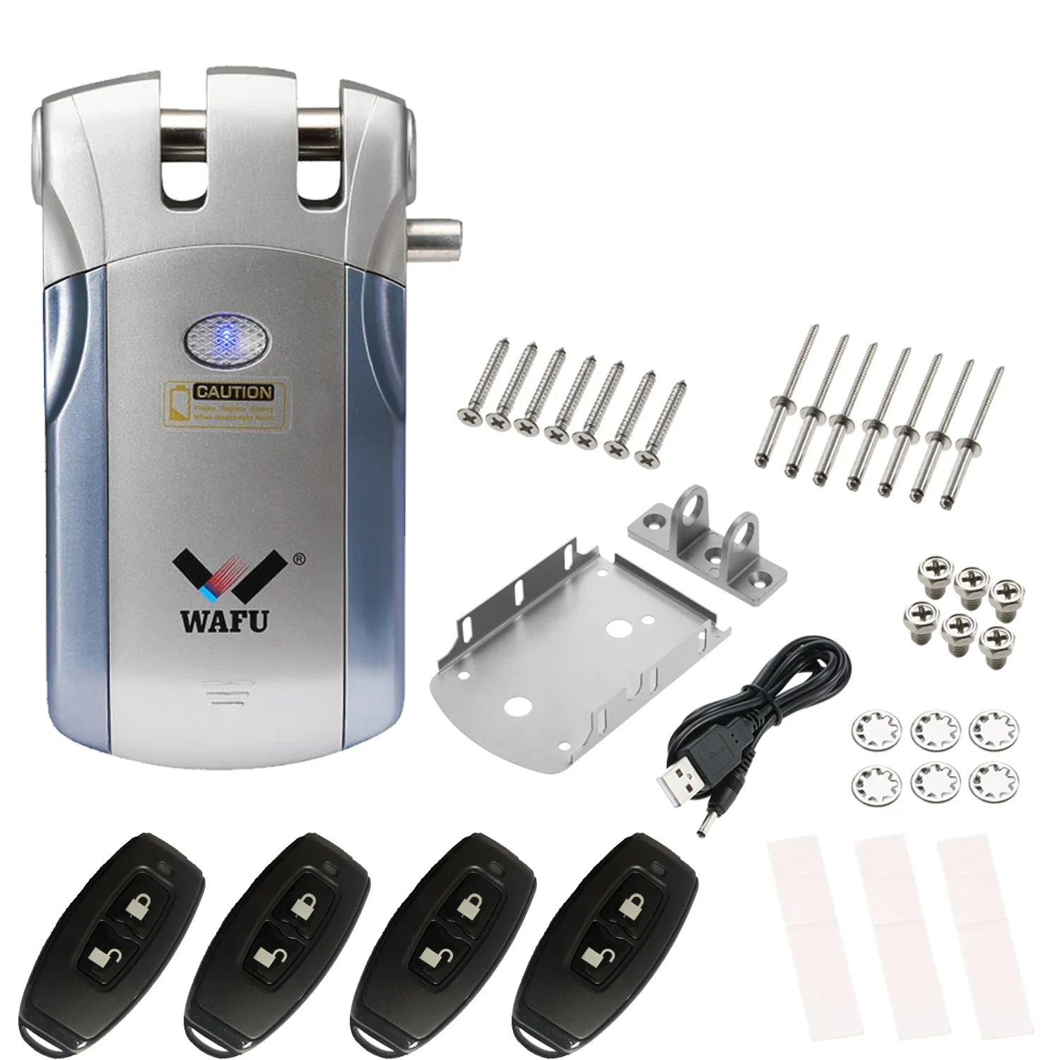 Wafu 026 Door Lock Wireless WIFI Bluetooth TUYA Remote Control Electronic
