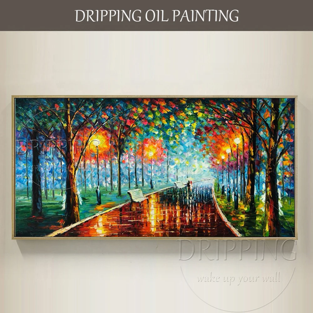 Dropship Hand Painted Oil Painting Large Landscape Oil Painting