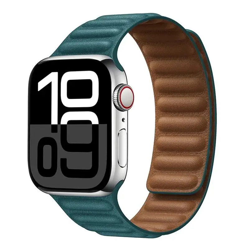 ตัวเลือกสินค้า สายหนังแท้ Apple Watch สายแม่เหล็ก รองรับหลายขนาด