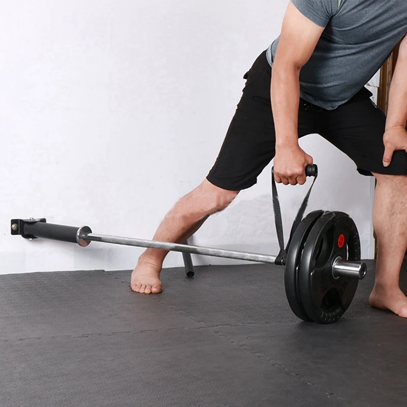 

T Bar Row Platform Attachment Install On Floor Or Wall Holder For Barbell Bars Exercises Gym Equipment