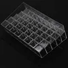 Trapezoid Clear Makeup Display 40 Lattices Lipstick Stand Case Cosmetic Organizer Holder Box Hot Sale High Quality 5