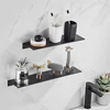 30/40/50CM Bathroom Shelf Aluminum Floating Shelves for Wall Mounted Shower Organiser Kitchen Storage Rack Bathroom Accessories 2