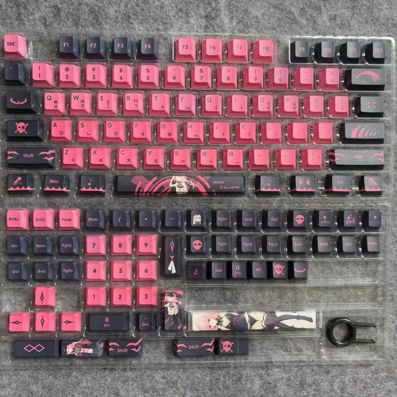 メカニカルキーボード用のmori calliopeキーキャップ、オリーブポーツ