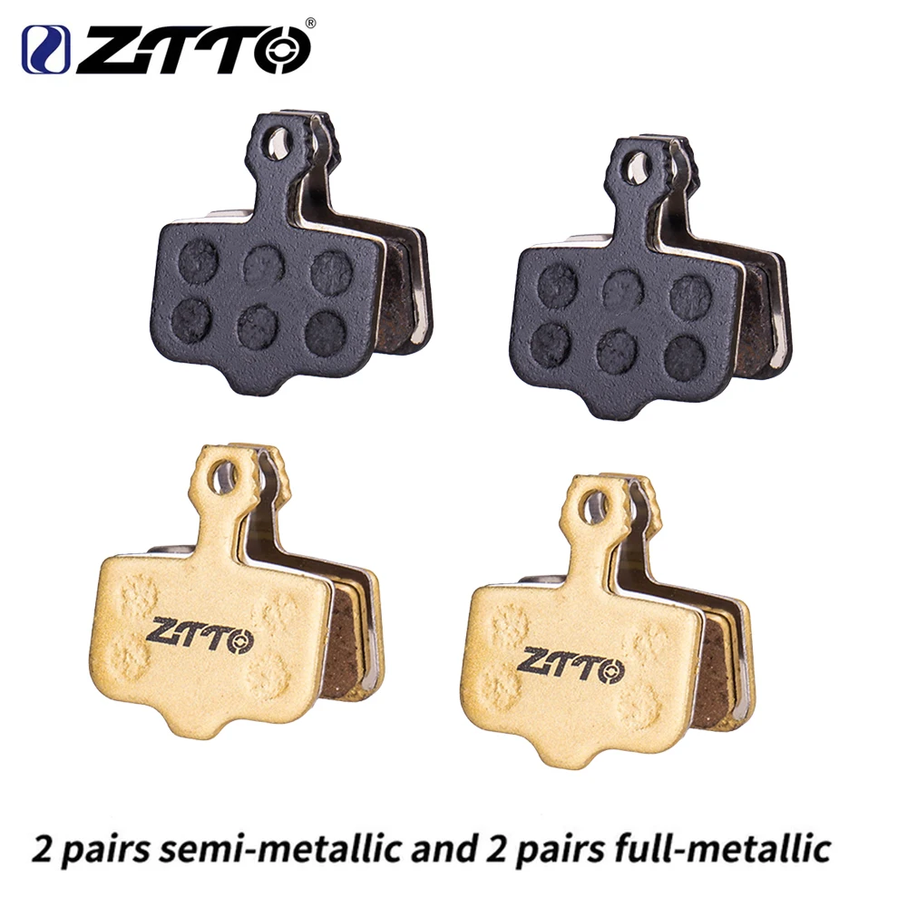Ztto 4 Paia Mtb Bike Pastiglie Freno Semi Metalliche/Completamente Metalliche Per Avid Elixir R/Cr/Cr-Mag/E1/E3/E5/E7/E9/X0/Xx/Db1/Db3/Db5 Nutt