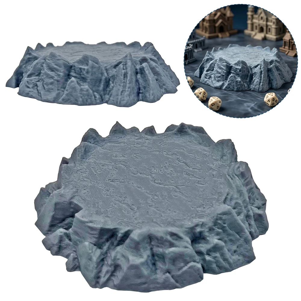 Rock Platform Terrain Miniature for Tabletop Gaming Scenery