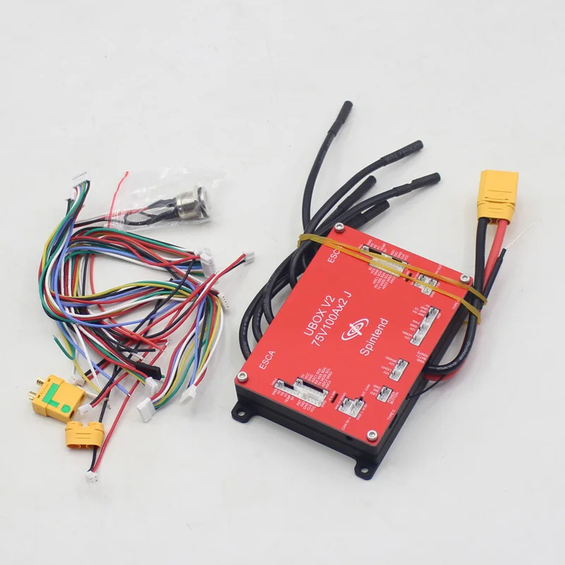 Dual Motor Controller UBOX V2 75V 200A J Base On VESC For DIY Electric Scooter Ebike Escooter Skateboard Robots