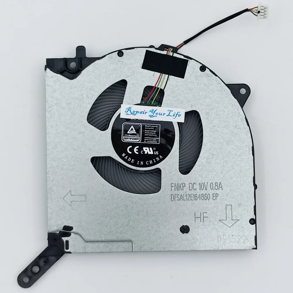 Ventilador de Refrigeração Portátil para Lenovo Legion 16achg6 16ach R9000k Y9000k Legion 16 Series Cpu Gpu Cooler Fans Fnkp Fnkn 10v 2023 - Imagem 4