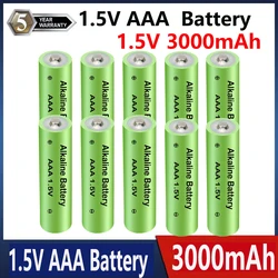 100% New AAA Battery 3000mAh 1.5V Alkaline AAA Rechargeable Battery For Remote Control Toy Light Battery Shipment