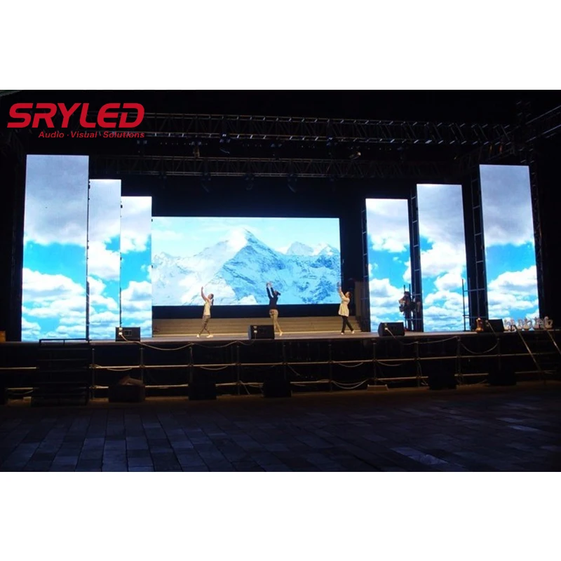 

Rental LED Video Wall 500x500mm P2.6 P2.9 P3.91 Indoor Outdoor Seamless Splicing Concert Stage Background LED Display Screen