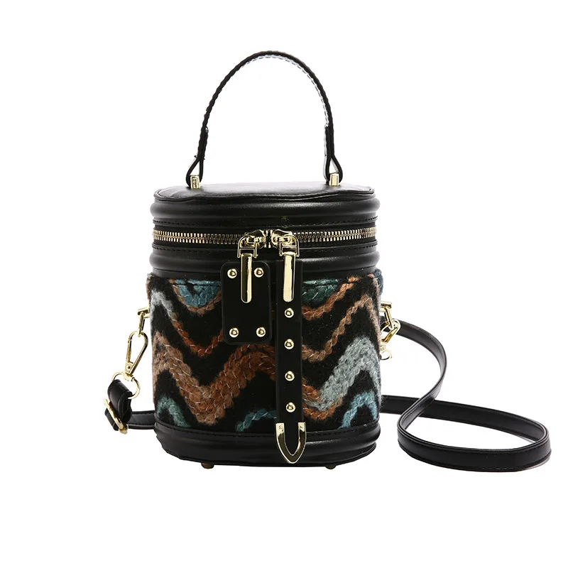 

Модные женские сумки на плечо в форме цилиндра, роскошная женская сумка-мешок, Высококачественная кожаная сумка через плечо, дизайнерские сумки, ранец