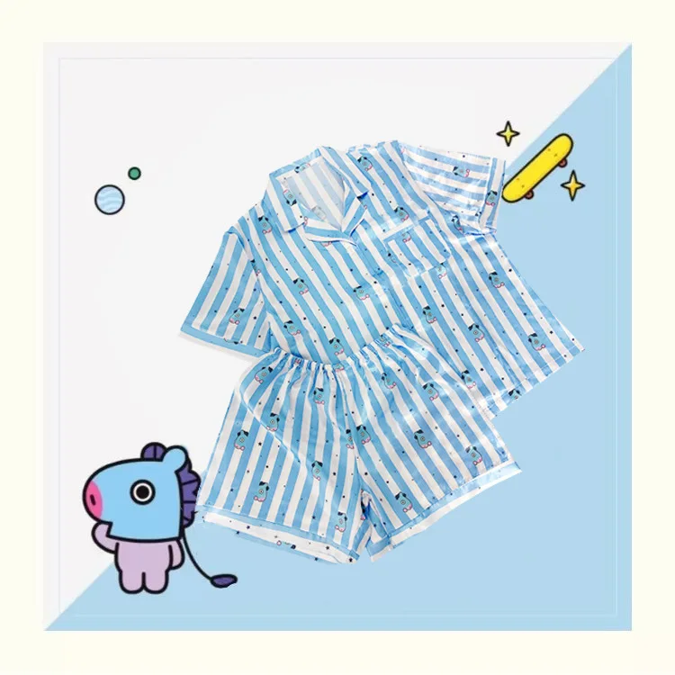 Line Bt21 Pajamas Official BT21 COOKY PAJAMA SET THE JOURNEY
