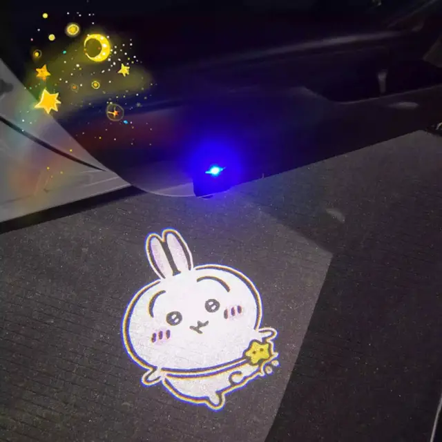 Chiikawa Hachiware Usagi Car Door Projection Light Welcome Light - Image 2