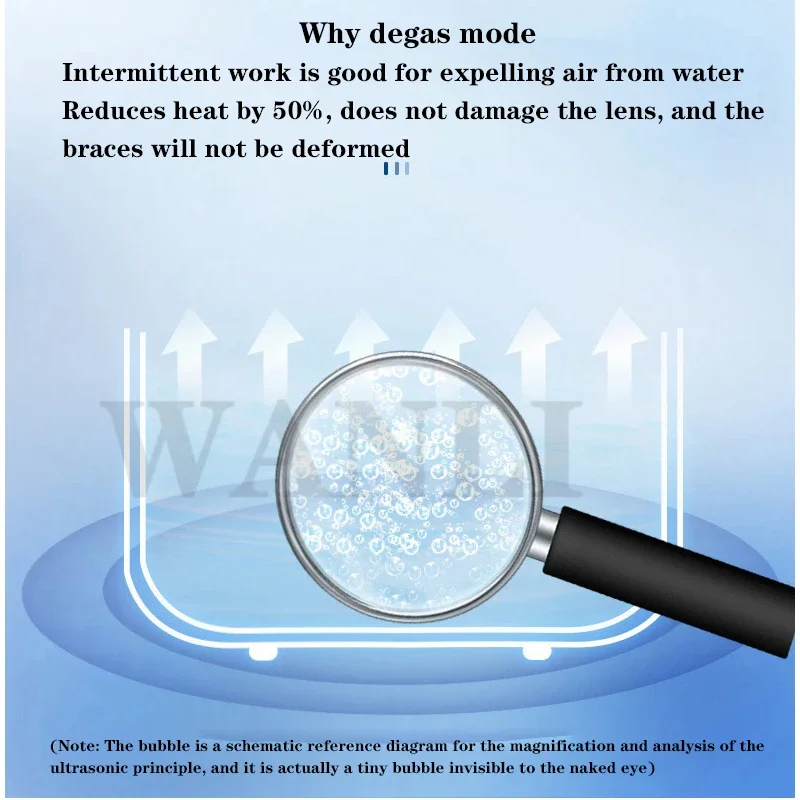 KM-900S/KM-900T Household Ultrasonic Cleaner Glasses Jewelry Cleaning and Cleaning Multifunctional Ultrasonic Cleaner
