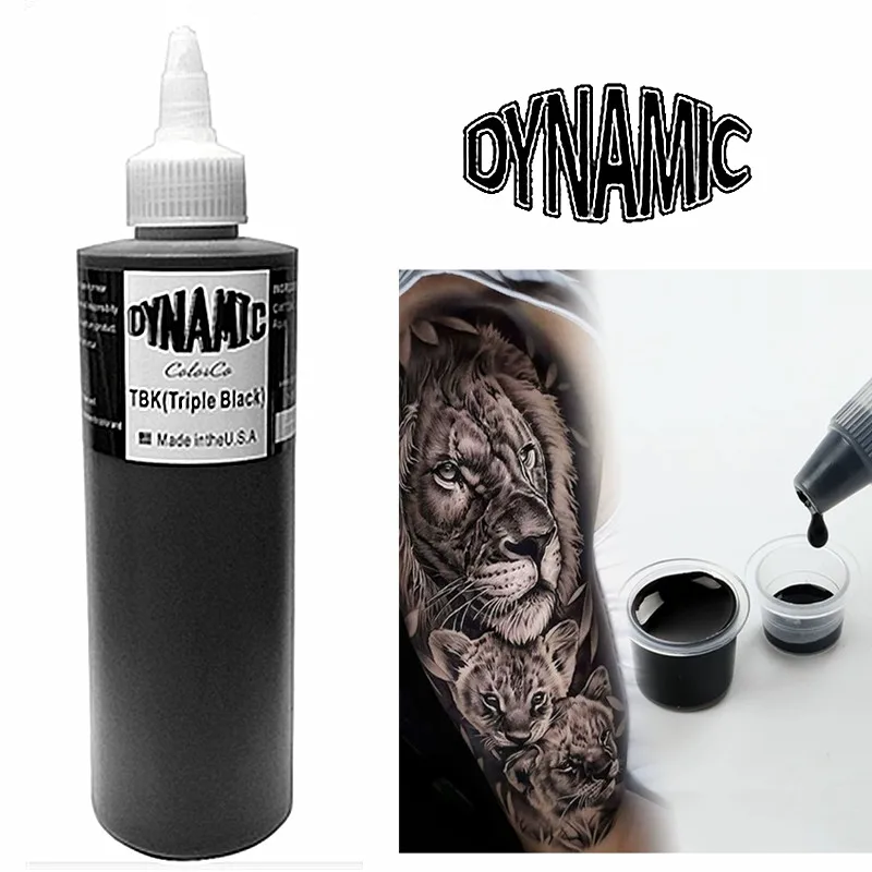  Dynamic - Tattoo Ink - Black 1oz (30ml) : Beauty & Personal Care
